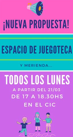 Espacio de jugoteca en el CIC