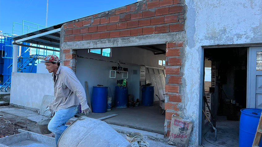 construcción módulos de planta potabilizadora