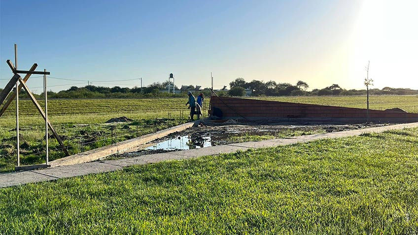 Mejoras en la senda peatonal